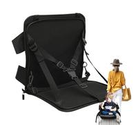 "Foldable Kids Travel Suitcase Seat - Lightweight Carry-on Luggage Seat | and Portable Travel Seat for Boys and Girls, Great for Comfortable Family Trips and Adventures", Black, Consulte la
