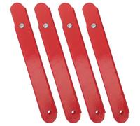 Foldable Ladder Hinge Replacement Kit 4pcs Galvanized Steel Red
