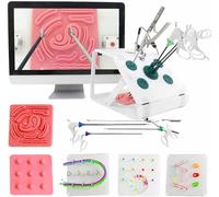 Foldable Laparoscopic Training Box Simulated Training Box Kit Simulator Laparoscopic Surgery Laparoscopic Training Trainer Teaching Aids