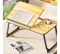 Foldable Laptop Desk for Couch Lap Desk for Bed Work Home Office Table Breakfast Tray Compact Writing Stand Portable Computer Table SpaceSaving Workstation