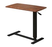 Foldable Laptop Table, Portable Overbed Desk with Wheels, Convenient Writing Surface for Bed or Wheelchair | Mobile Design for Easy Use