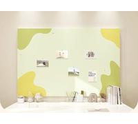 Foldable Large Bulletin Board,Self-Adhesive Felt Boards for Wall,Felt Pin Vision Board for Paste Notes,Schedules Offices Home,CorkBoard,60x40cm (Style H,60 * 80CM)