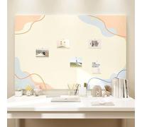 Foldable Large Bulletin Board,Self-Adhesive Felt Boards for Wall,Felt Pin Vision Board for Paste Notes,Schedules Offices Home,CorkBoard,60x40cm (Style B,60 * 80CM)