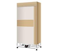 Foldable large capacity Heated Dryers For Drying Clothes, Remote Control Fast Drying Heated Airers Clothes Indoor Electric, Touch Screen Foldable Heated Clothes Rack Haze Weather,Y
