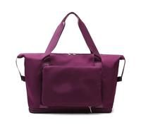 Foldable Large Capacity Storage Folding Bags Travel Bags Handy Luggage Handbags Women's Gym Bags, F, 42x28x22cm