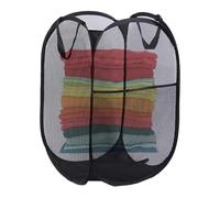 Foldable Laundry Basket, Air-Permeable Storage with Handle, Portable Laundry Hamper Mesh Basket, for Home, Bedroom, Office, Travel, Student Room, Toy, Sports Equipment