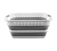 Foldable Laundry Basket - Compact Laundry Basket Space Saving | Portable Folding Basket for Dirty Laundry, Laundry Storage for Home, Bathroom, Dorm, Student Apartment