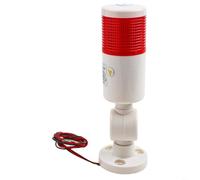 Foldable LED Alarm Signal Tower Light With 85dB Buzzer For CNC Machine Tools And Automated Production Lines 12V To 24V IP65 Rated(BEM-X-50-1U-D)