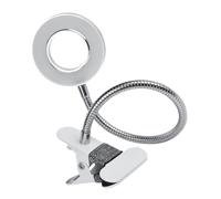 Foldable LED Shadowless Desk Lamp for Nail Beauty Silver