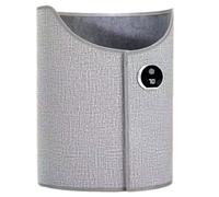 Foldable Leg Warmer Under Desk Foot Heater - 6 Heat Settings & Auto Shut-Off Safe Electric Foot Warmer for Office, Home, Bedroom - Portable Personal Heater for Feet & Lower Legs (Grey)