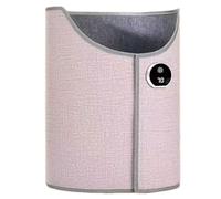 Foldable Leg Warmer Under Desk Foot Heater - 6 Heat Settings & Auto Shut-Off Safe Electric Foot Warmer for Office, Home, Bedroom - Portable Personal Heater for Feet & Lower Legs (Pink)