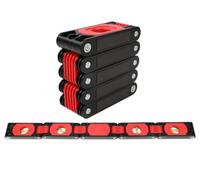 Foldable Level Ruler, Multi-Angle Collapsible Spirit Level, Portable 45°/90°/180° Measuring Tool with Marking Holes for Construction DIY Home Use