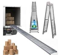 Foldable Lightweight Conveyor Rustproof Industrial Trans for Truck Trailers 16" Width x 6.5' Length Portable Solut for Material Handling