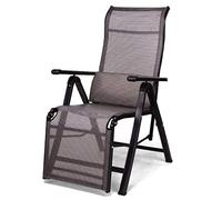 Foldable Lounger Chair, Durable Garden Furniture Set, Zero-Gravity Recliner, Waterproof Metal Chaise Lounge, Camping Garden Chairs for Outdoor Relaxation