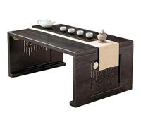 Foldable Low Altar Table, Meditation Sitting Table Floor Tea Table for Dining & Spiritual Practices (A 70x40x31cm)