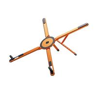 Foldable Magnetic Portable Desk Stand for Laptops Mobile Phones Tablets (Orange)