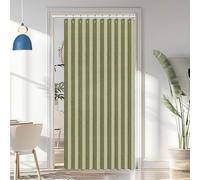 Foldable Magnetic Room Divider Curtains for Bedroom Bathroom & Living Room - Green 240x240cm - Easy Install Adjustable Stylish Privacy Solution