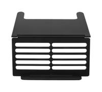 Foldable Mahjong Rule Card Stand Plastic Tray Black 18.70x12.00x10.00cm