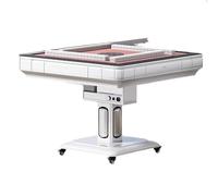 Foldable Mahjong Table, Durable Design with Angled Card Placement, Three-Dimensional Heating, Ideal for Household Use