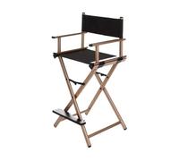 Foldable Makeup Chair with High Aluminum Frame, Lightweight Portable Stool for Garden and Travel, Easy Setup for Makeup Artists