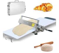 Foldable Manual Dough Sheeter for Croissant, Danish, Puff Pastry, and Pizza Dough Rolling
