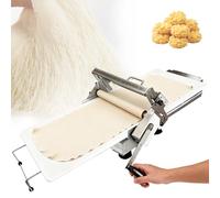 Foldable Manual Dough Sheeter Machine for Bakery & Home, Electric Pastry Roller with Adjustable Thickness, Ideal for Pizza, Croissants