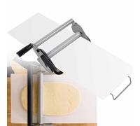 Foldable Manual Dough Sheeter Machine,Stainless Steel Table Top Roller with 12"/15.5" Boards,Adjustable Thickness(Rs201)