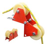 Foldable Manual Pulley Wheel - Retractable Rope System Space-Saving Corner Tool Secure Wall Mount for Home Improvement & Labor-Saving Soluts Ideal for nizing & STO