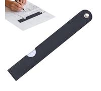 Foldable Measuring Stick - Fan Shaped Foldable Engineer Template Scale | Carpenter's Scale | For School, Journaling, Engineering, Carpentry, Construction, Sewing