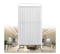 Foldable Medical Privacy Screen 1/2/3/4/5/6 Panels For Clinic Ward Examination Hospital Nursing Home, 6ft High Temporary Wall Divider, Space Saving(Color-4,6-panel)