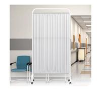 Foldable Medical Privacy Screen, 6-foot High Temporary Wall Divider For Clinics, Patient Rooms, Exam, Hospitals, And Nursing Homes(Color-5,2-panel)