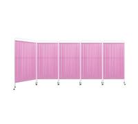 Foldable Medical Privacy Screens: 1/2/3/4/5 Panels With Removable Nylon Fabric, Suitable For Clinics, Wards, Examination Rooms, Hospitals, And Nursing Homes, 6 Feet High(5-panel)