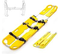 Foldable Medical Scoop Stretcher - Adjustable Length Portable Stretcher for Emergency Patient Transfer | Hospital, Clinic & Home Use | Ambulance-Grade Plastic Design