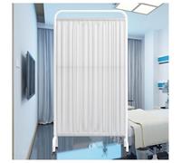 Foldable Medical Screen - 1-4 Panel Free Standing Room Partition Privacy Separator, Room Divider Screen With Metal Frame, Mobile Medical Privacy Screen Room Divider(B,4-Panel)