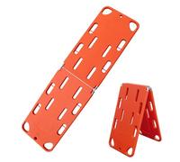 Foldable Medical Stretcher, Emergency Rescue Spine Board, Portable Life-Saving Stretcher with Seat Belt, First Responder Backboard, for Patient Transport Rescue Four fold