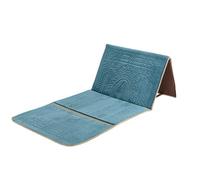 Foldable Meditation Mat with Back Rest / Prayer Rug with Back Support / Folding Floor Chair / Padded Sofa Chair (Oasis)