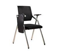 Foldable Mesh Conference Chairs - Stackable Office & Training Seating Ergonomic Design for Meetings & Reception Lightweight Grey Versatile Furniture for Home & Office Use