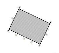 Foldable Mesh Pet Barrier for Cats and Dogs Anti-Drill Design Tool-Free Setup with Tension Mount Space Saving Portable Gate Two Size Options for Doors Stairs Home Apartment(110 * 72cm)