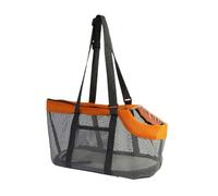 Foldable Mesh Pet Handbag for Small Dogs and Cat- Ideal for Miniature Schnauzer and Other Mini Breeds(A,Large)