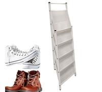 Foldable Metal Shoe Rack - Multi-Layer Corner Shelf for Entrance, Closet, Hallway, Bedroom - Space-Saving, Design, 50x24x45 cm, nize Your Footwear Effortlessly