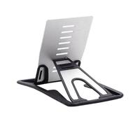 Foldable Metal Tablet Holder with Adjustable Angles for Home and Journey