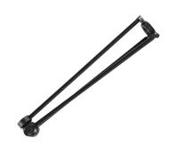 Foldable Metal Tripod for Total Station Stabilizer Floor Guide - 40 Cm Customizable Height 12 Mm Diameter Legs Anti-Slip Round Feet 0.5 Kg Lightweight Surveying Equipment