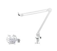 Foldable Mic Boom All Metal Microphone Arm Stand Holder With/without Shockproof Mount For Podcasters And Streamers Adjustable Microphone Mount