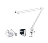 Foldable Mic Boom All Metal Microphone Arm Stand Holder With/without Shockproof Mount For Podcasters And Streamers Spring Loaded Suspension