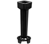Foldable Milk Frother Attachment for Coffee Machines, Replacement Stirrer Made of ABS Plastic, Space-Saving Design for Kitchen and Travel, Easy Installation for Cappuccino and Latte, Grey, 12 x 4 x 4