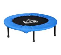 Foldable Mini Fitness Trampoline Exercise Rebounder Jumper, Blue HOMCOM