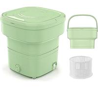 Foldable Mini Washer, Portable Washing machine with Drain Basket, Split Type, 18L Large Capacity