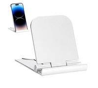 Foldable Mobile Phone Portable Tablet Holder, Adjustable Table Holder | Hands Free Servet for Home, Travel, Camping, Bedroom, Light Weight, Compact Design, R