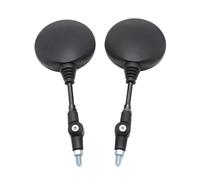 Foldable Motorcycle Rearview Mirror 2pcs Round 10MM Scooter For Duc&ati For MONSTER 400 620 MTS 695 696 796 800 DaRk Motorcycle Rear View Mirrors