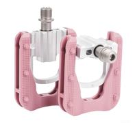 Foldable MTB Pedals 90mm Wide Platform 3 Bearings | One-click fold design, fits car trunks, public for transit, 9/16 inch spindle, aluminum alloy body